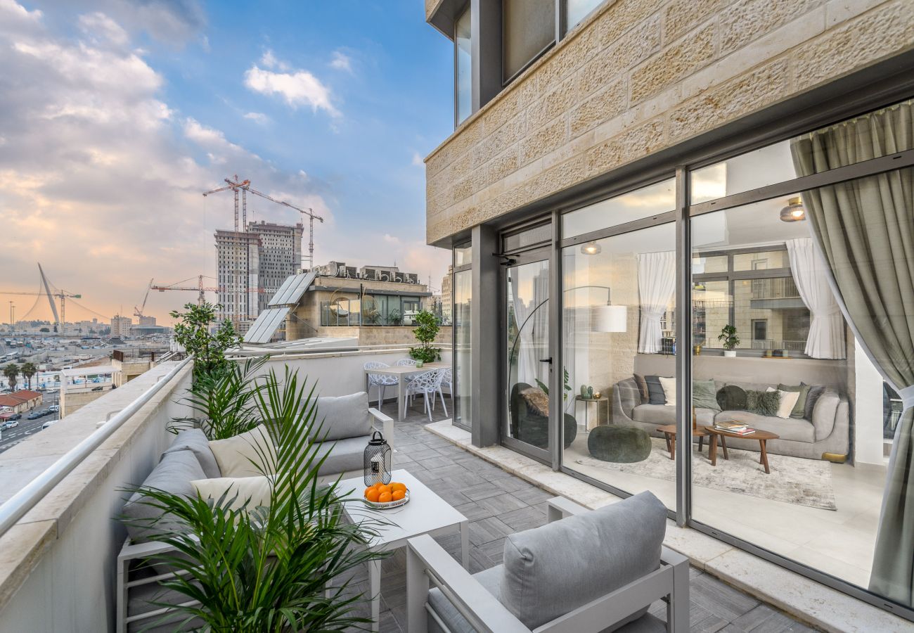 Appartement à Jerusalem - Unique Mini Penthouse In The Heart Of Jerusalem